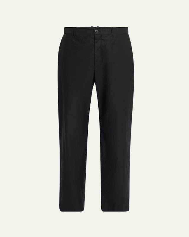 Zuzana Cotton Straight-Leg Ankle Pants